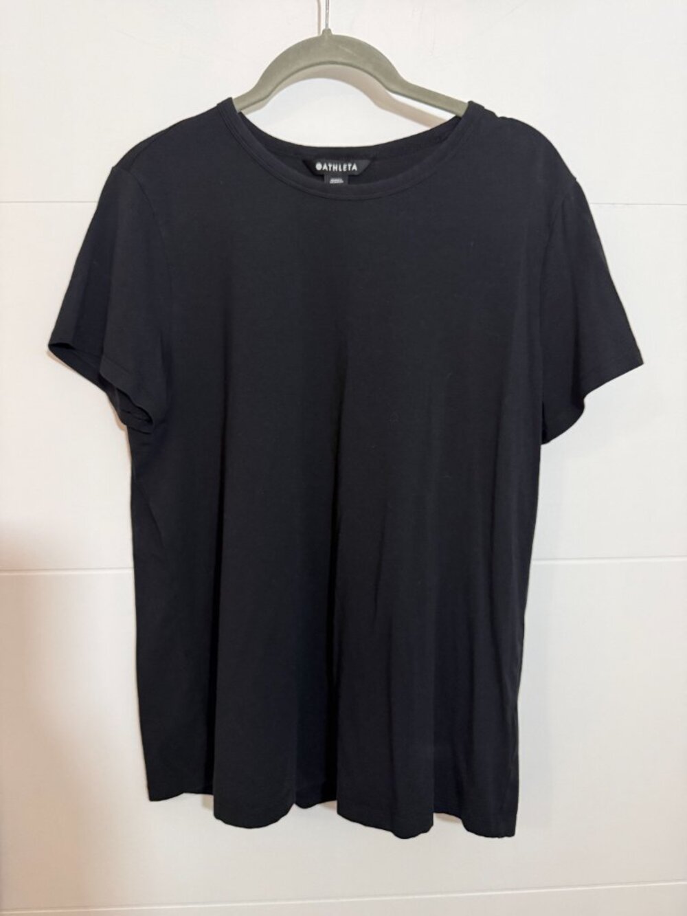 Athleta Short Sleeve Tee - Black Size XL